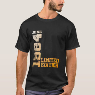 Camiseta aniversário de 40 anos Vintage 1984 Junho 40 Anos