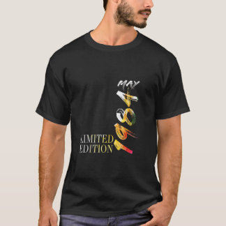 Camiseta aniversário de 40 anos Vintage 1984 Maio 40 Anos H