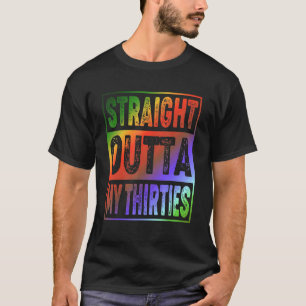 Camiseta aniversário de 40 anos Vintage Hetero fora dos meu