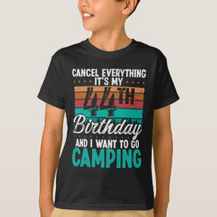 Camiseta Aniversário de 44 anos de campista para homens Mon