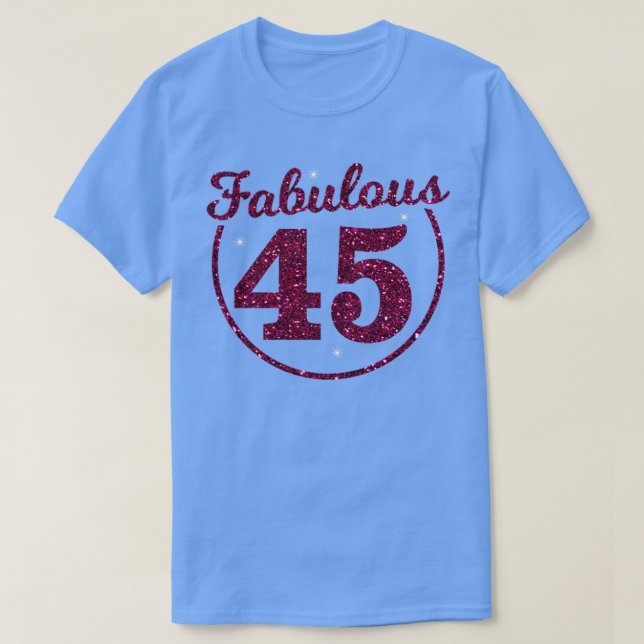 Camiseta Aniversário de 45 anos (Frente do Design)