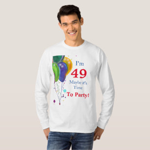 Camiseta Aniversário de 49 anos