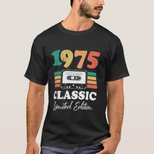 Camiseta Aniversário de 50 anos 1975 EDIÇÃO LIMITADA Festa