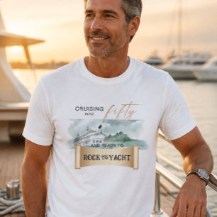 Camiseta Aniversário de 50 anos Rock the Yacht