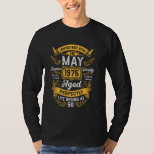Camiseta Aniversário de 50 anos The Real Legends Maio de 19