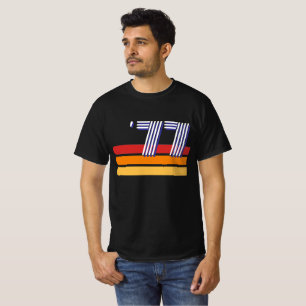 Camiseta Aniversário de 50 anos Vintage 1977 Faixa Retro So
