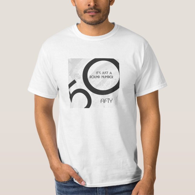 Camiseta Aniversário de 50 Décadas Branco (Frente)