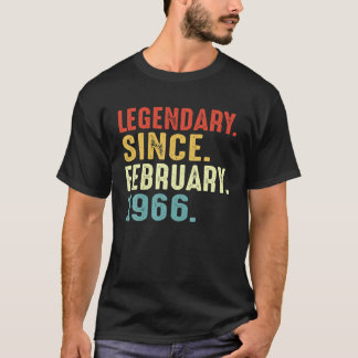 Camiseta Aniversário De 55 Anos De Idade Oferece Legendário