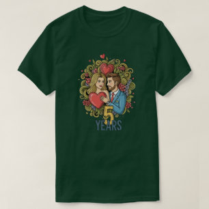 Camiseta Aniversário de 5 anos
