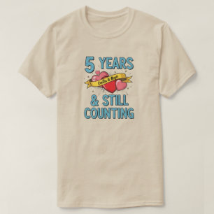Camiseta Aniversário de 5 anos