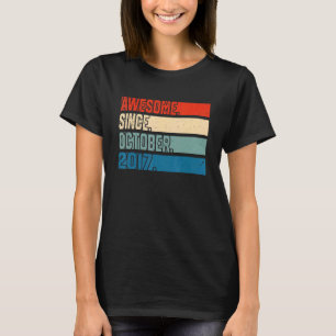 Camiseta Aniversário de 5 de 5 anos desde outubro de 2011