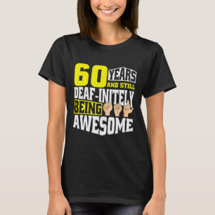 Camiseta Aniversário De 60 Anos De Ser Incrível