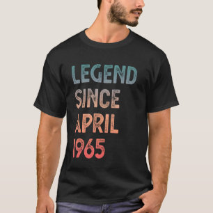 Camiseta Aniversário de 60 anos Homens Mulheres Lenda Desde