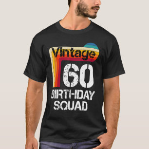 Camiseta Aniversário de 60 anos Vintage 60ª Família Anivers