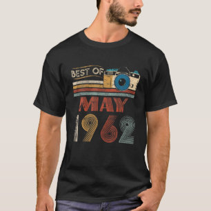 Camiseta Aniversário De 60 Vintage Oferece 60 Anos Melhor D