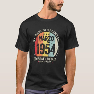 Camiseta Aniversário de 67 anos de mulheres e homens de mar