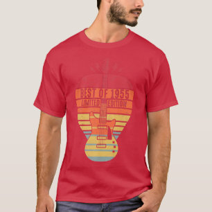Camiseta Aniversário De 67 Anos Melhor De 1955 Edição Limit