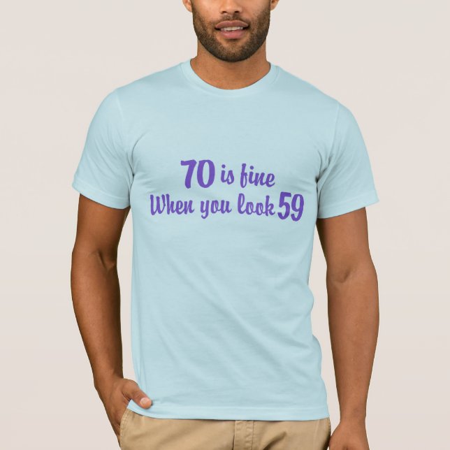 Camiseta Aniversário de 70 anos (Frente)