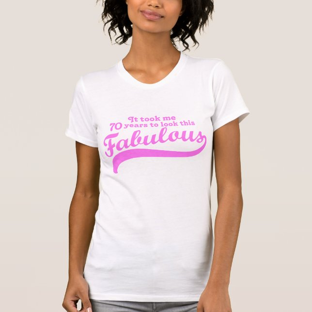Camiseta Aniversário de 70 anos (Frente)