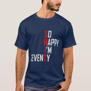 Camiseta Aniversário de 70 anos 1952 Piada Hilária 70 Anos 