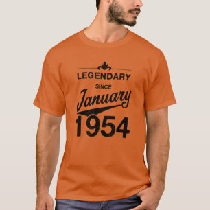 Camiseta Aniversário de 70 anos 70 anos de idade nascido em