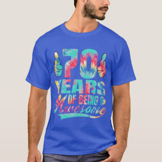 Camiseta Aniversário de 70 anos ou Aniversário de 70 Anos d