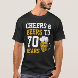 Camiseta Aniversário de 70: Saúde e Cerveja a 70 anos