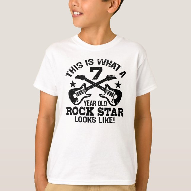 Camiseta Aniversário de 7 anos (Frente)