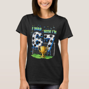 Camiseta Aniversário de 7 anos Crianças Engraçado Futebol E