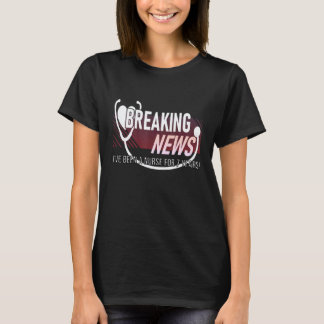 Camiseta Aniversário de 7 Anos de Trabalho de Enfermeira 7º