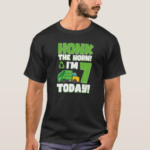 Camiseta Aniversário de 7 anos Garba de reciclagem de lixo