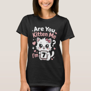 Camiseta Aniversário de 7 anos você está me deixando maluco