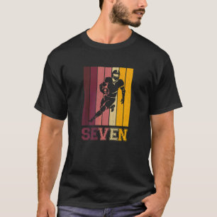 Camiseta Aniversário De 7 Para Jovens Para Jogador De Futeb