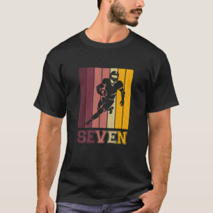 Camiseta Aniversário De 7 Para Jovens Para Jogador De Futeb