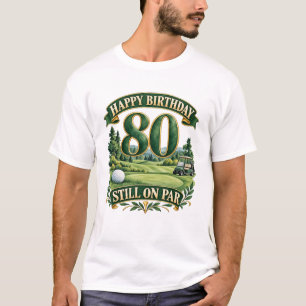 Camiseta Aniversário de 80 anos de golfe