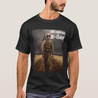 Camiseta Aniversário de 80 no1 Aniversário Ww2 Aterro Norma