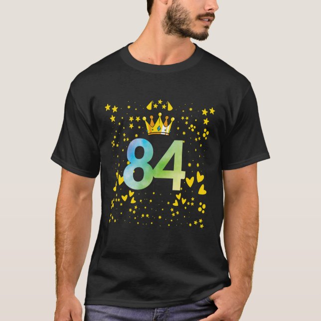 Camiseta aniversário de 84 anos (Frente)
