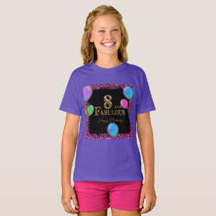 Camiseta Aniversário de 8 anos