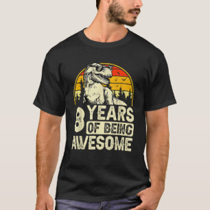 Camiseta Aniversário de 8 anos para meninos de 8 anos Camis