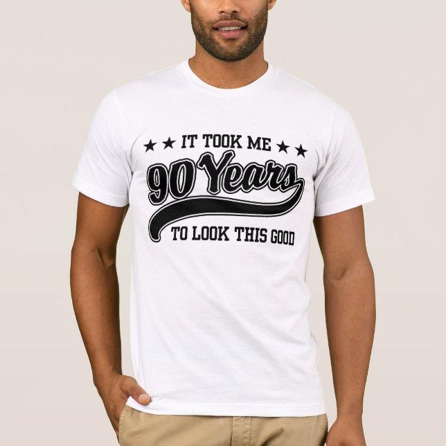 Camiseta Aniversário de 90 anos (Frente)
