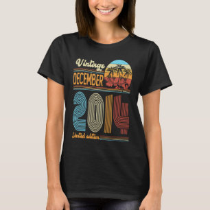 Camiseta Aniversário De 9 Anos Vintage Dezembro De 2014 Men