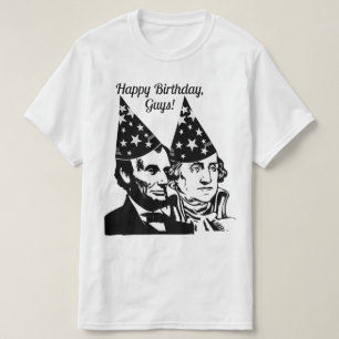 Camiseta Aniversário de Abraham Lincoln