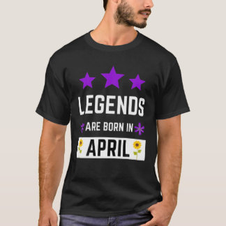 Camiseta Aniversário de abril cita essencial