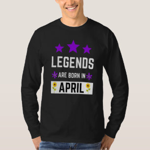 Camiseta Aniversário de abril cita essencial