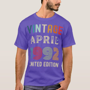 Camiseta Aniversário de abril Presente 13
