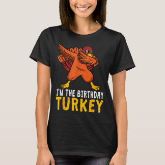 Camiseta Aniversário de Ação de Graças Engraçado Nascido Em