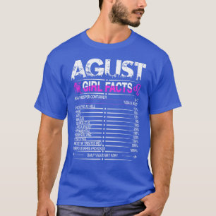 Camiseta Aniversário De Agosto Oferece Nascer Em Agosto Leo