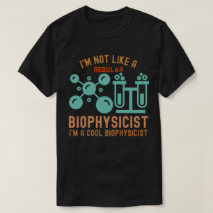 Camiseta Aniversário de Biofísico, Eu Amo Biofísica7
