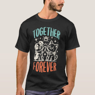 Camiseta Aniversário de Casamento Amigo Juntos Para Sempre