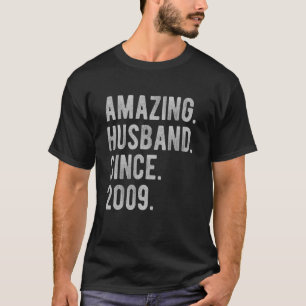 Camiseta Aniversário De Casamento De 13 Para Ele Um Marido